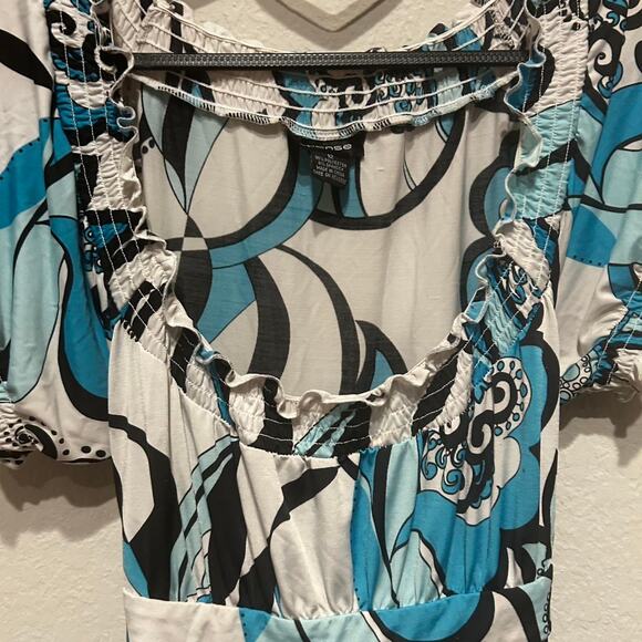 Y2k spense blue and white dress - Picture 3 of 8